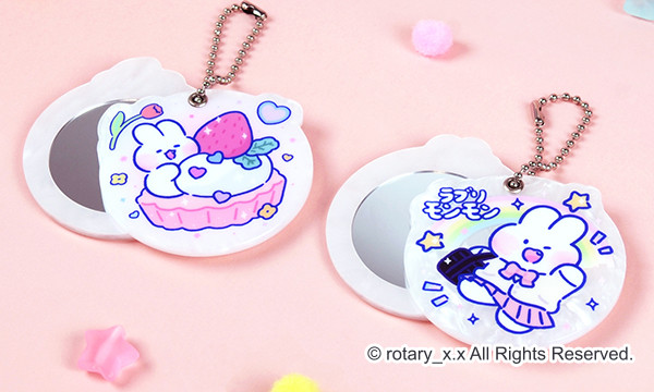 Lovely MongMong　アクリルミラーキーチェーン
