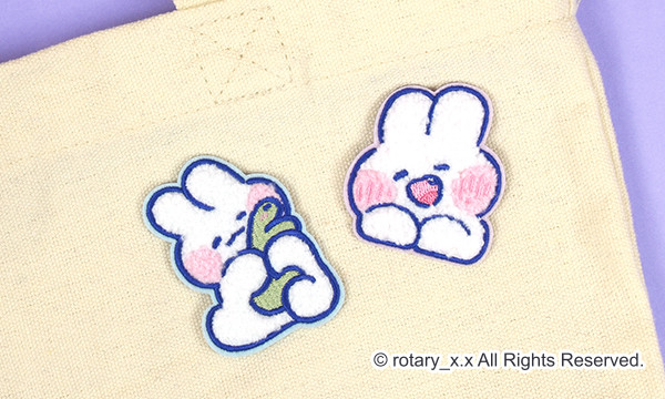 Lovely MongMong　ししゅうステッカー